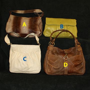 Avignon Leather Purses - Set 4