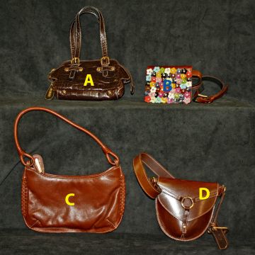 Avignon Leather Purses - Set 8