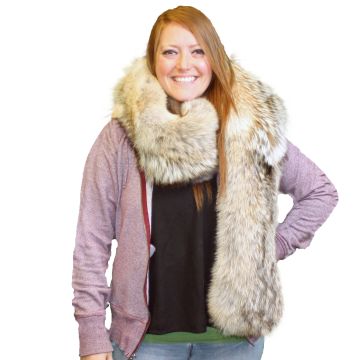 Coyote Fur Scarf #sf