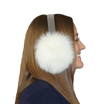 Shadow Fox Fur Ear Muffs