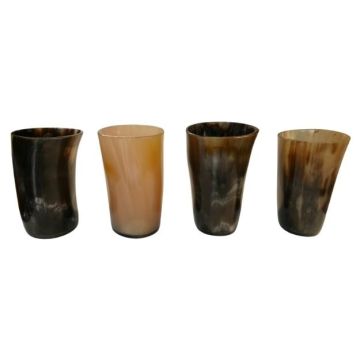 Polished Buffalo Horn Shot Glass 