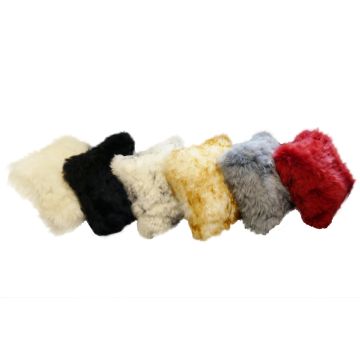 Square Sheepskin Pillow