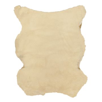 Beige Shearling - Crackle Brown Back