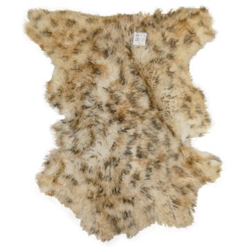 Ivory-Mocha Shearling - Apricot Back