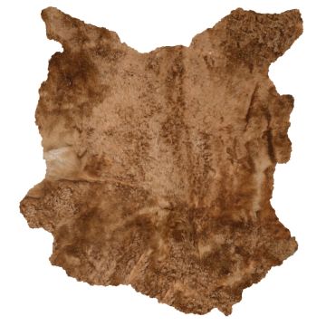 Sheared Reddish-Brown Tuscan Lamb - Rust Suede Back