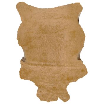 Dark Caramel Shearling - Walnut Suede Back