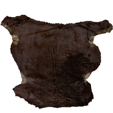 Sheared Dark Maple Shearling - Dark Maple Back