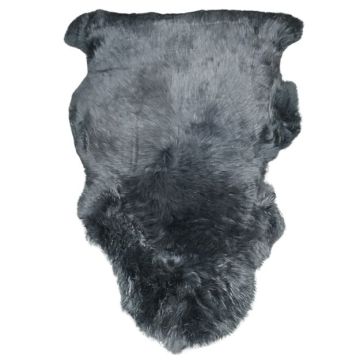 Steel Grey Sheepskin Rug/Throw