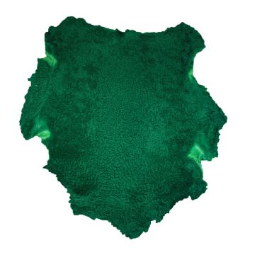Green Shearling Sheepskin - Green Nappa Back