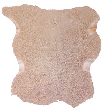 Pale Blush Shearling Sheepskin - Pale Blush Suede Back