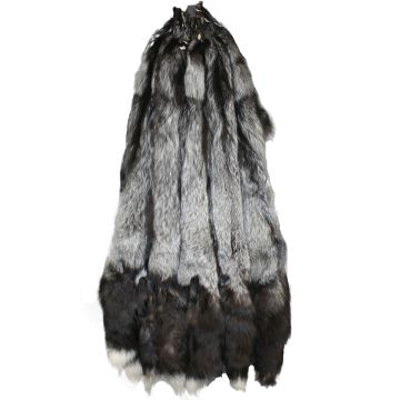 Premium Label Silver Fox Pelt - Pale