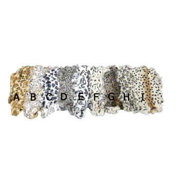 Stenciled Rabbit Hide