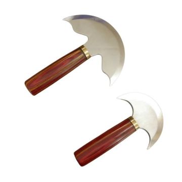 Heavy Duty Round Head Leather Knife 