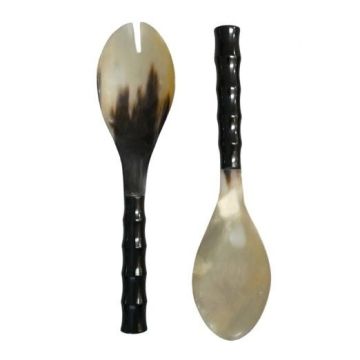 Polished Buffalo 2 Piece Salad Serving Set 