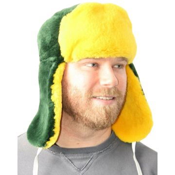 Green Bay Packers Fur Trooper Style Hat