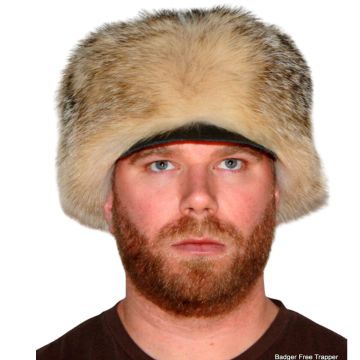 Badger Fur Free Trapper Hat
