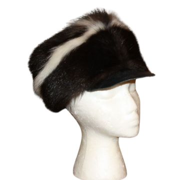 Skunk Fur Free Trapper Hat