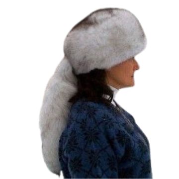 Blue Fox Vogue Style Fur Hat