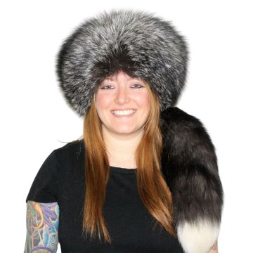 Silver Fox Fur Vogue Hat