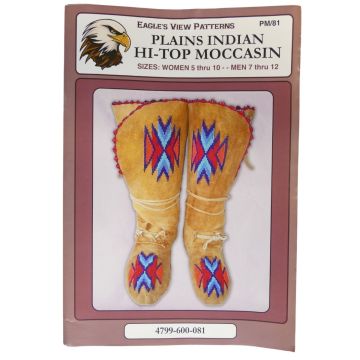 Plains Hi-top Moccasin Pattern