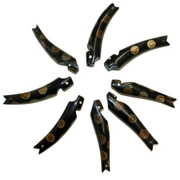 Buffalo Horn Carved Fish Whistle 