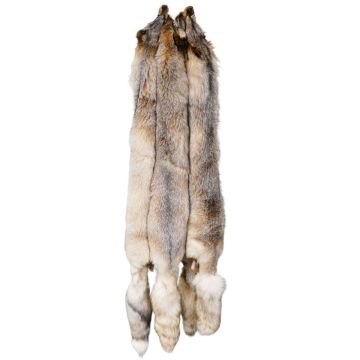 Premium Label SAGA Blue Frost Fox Fur Pelt - Pale Crystal Dyed