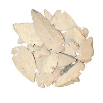 Stone Arrowheads - (Qty 10)