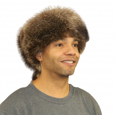 Raccoon Fur Daniel Boone Hat