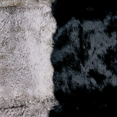 Rabbit Fur Blankets / Plates - Two Colors