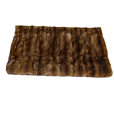 Wild Mink Fur Couch Throw - 40 X 62 Inches