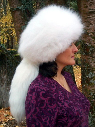 Arctic Fox Fur Vogue Hat