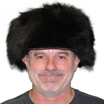 Black Bear Fur Free Trapper Hat