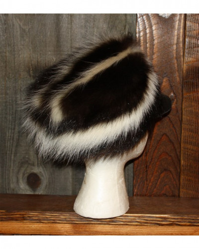 Skunk Fur Free Trapper Hat