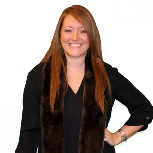 Natural Beaver Fur Scarf - Plucked & Sheared #1005