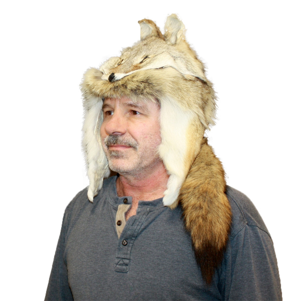 Accessoires Hoeden & petten Wintermutsen Bontmutsen Coyote Mountain Man Hat 