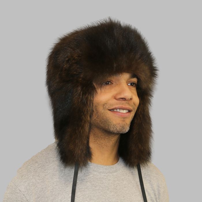 Sale ! Wyeth rare Ushanka  Faux Fur Hat Vintage Ushanka Winter Trapper Wool Faux Fur Hat Russian  main image 4