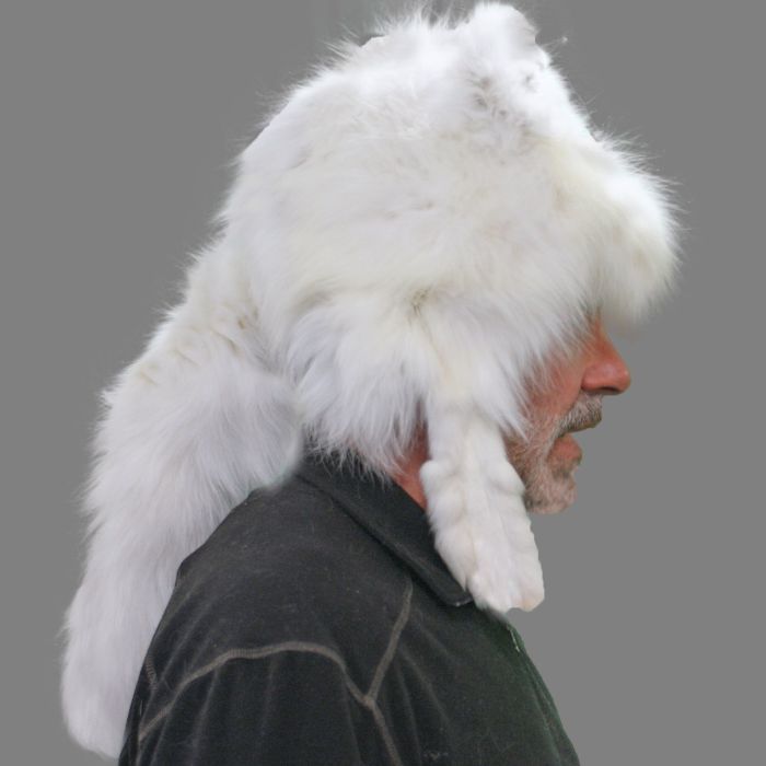 Glacier Wear - Arctic Fox Mountain Man Style Fur Hat For Sale