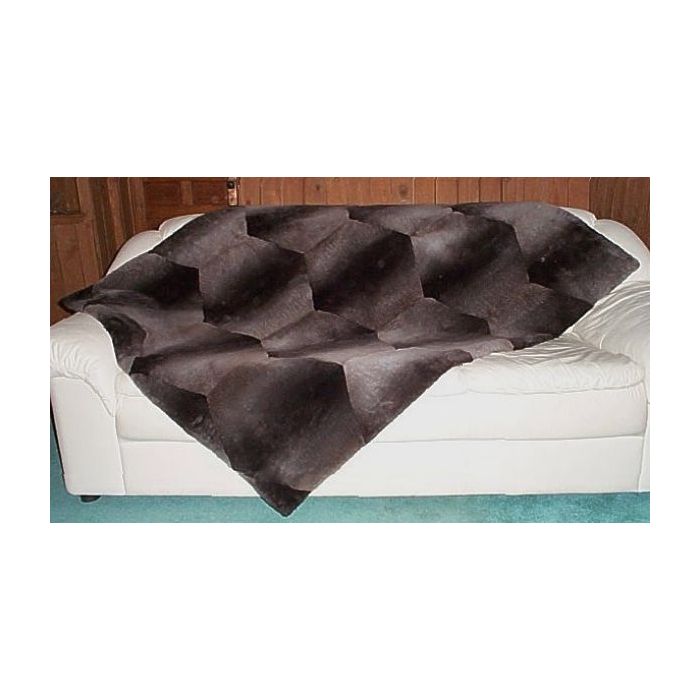 Glacier Wear Natural Plucked And Sheared Beaver Fur Blanket For Sale
