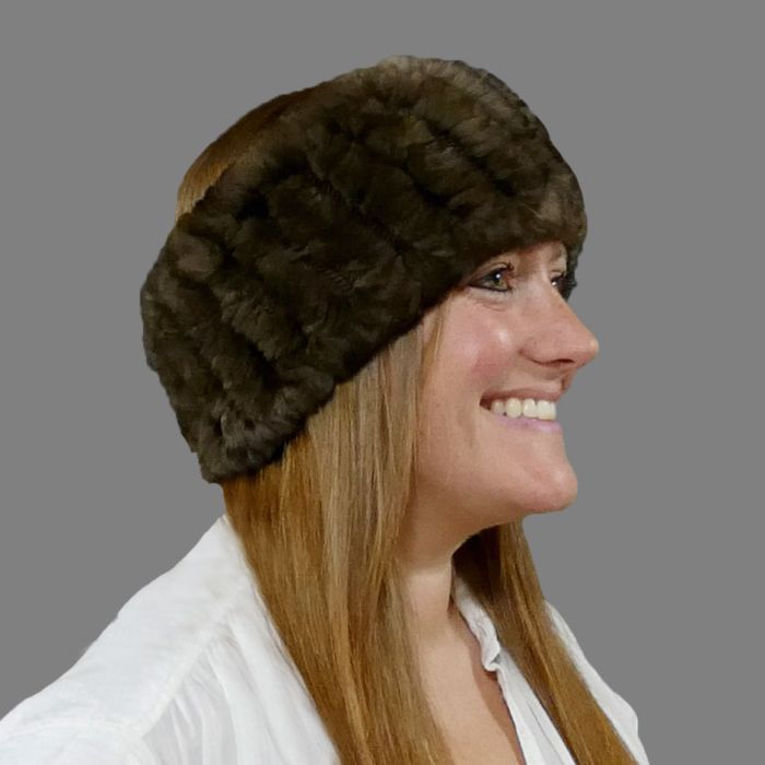 Glacier Wear - Rex Rabbit Fur Headband display picture 1