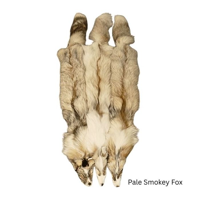Glacier Wear - Premium Label SAGA Shadow Fox Pelt-Snow Top Dyed