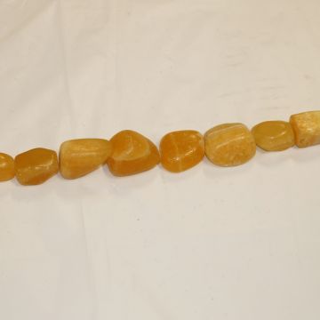 Orange Aragonite Beads #1057