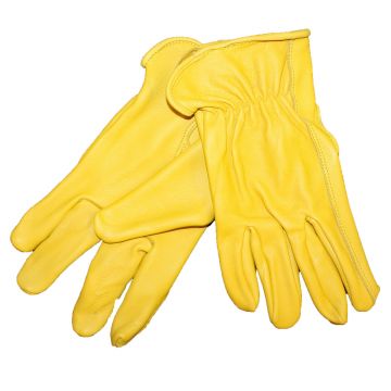 Men's Deerskin Gold Gloves - Work Grade