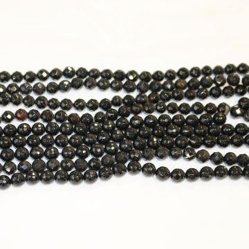 Faceted Onyx Beads #1177