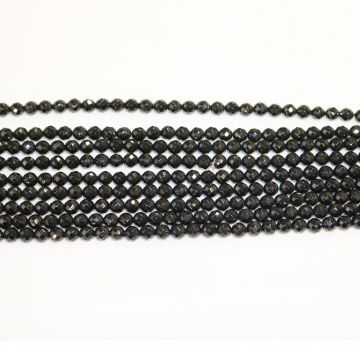 Faceted Onyx Beads #1178