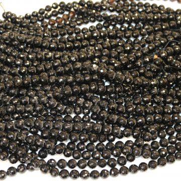 Faceted Onyx Beads #1183