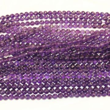 Faceted Amethyst Beads #1207