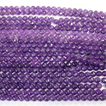 Faceted Amethyst Beads #1210