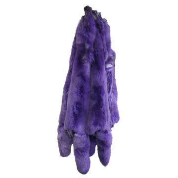 Premium Label SAGA Blue Fox Pelt - Dyed Purple