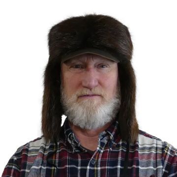 Natural Beaver Fur Maine Trapper Style Hat