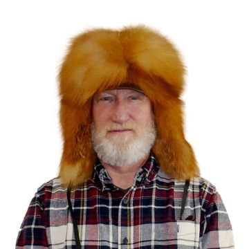 Red Fox Fur Maine Trapper Style Hat